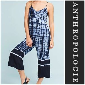 ANTHROPOLOGIE CLOTH & STONE OCEANA TIE-DYED JUMPSUIT